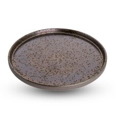 Kinkessho Bronze Rim Round Plate 8.5"