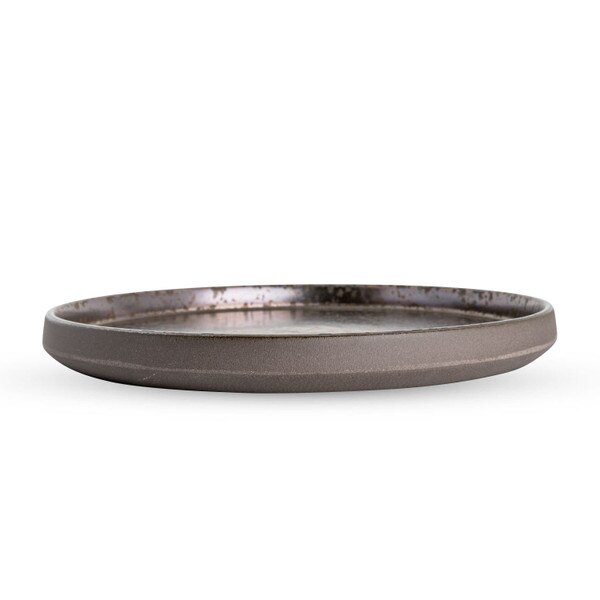Image of Kinkessho Bronze Rim Round Plate 8.5" 2