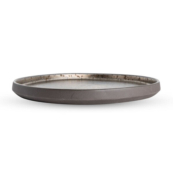 Image of Kinkessho Bronze Rim Round Plate 9.75" 2