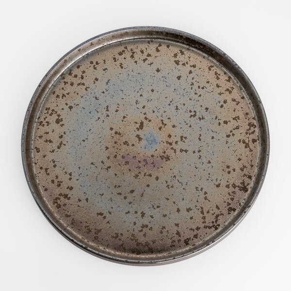 Image of Kinkessho Bronze Rim Round Plate 9.75" 3