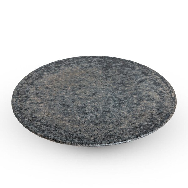 Image of Kokugama Stone Raised Round Plate 7" 1