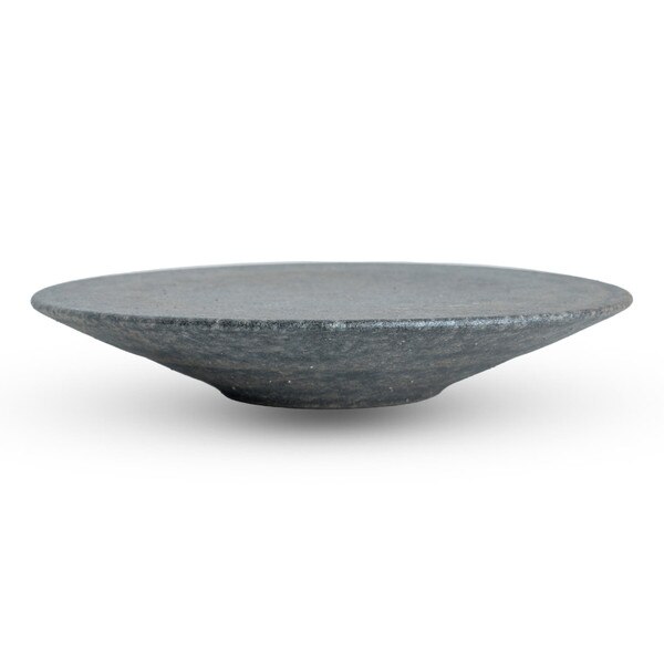 Image of Kokugama Stone Raised Round Plate 7" 2