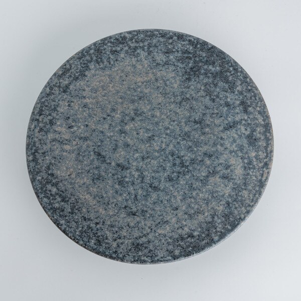 Image of Kokugama Stone Raised Round Plate 7" 3