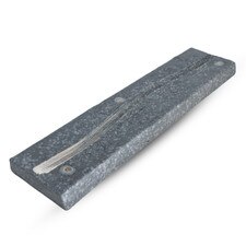 Kokugama Gray Reversible Rectangular Plate 14"