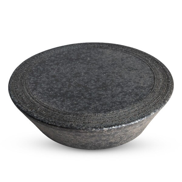 Image of Kokugama Stone Raised Round Plate 9.75" 1