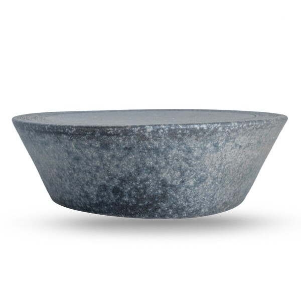 Image of Kokugama Stone Raised Round Plate 9.75" 2
