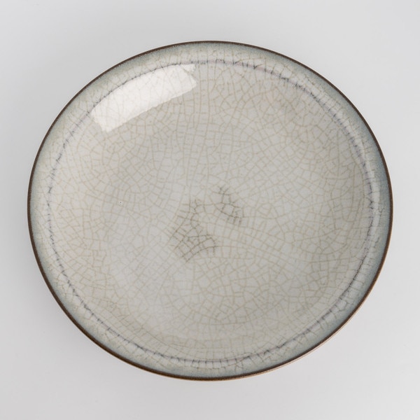 Image of Gray Autumn Plate 8.75" 3