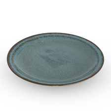 Blue Autumn Round Plate 8.75"