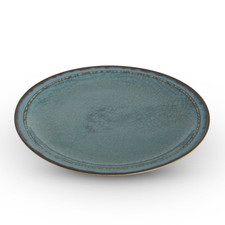 Blue Autumn Round Plate 10"