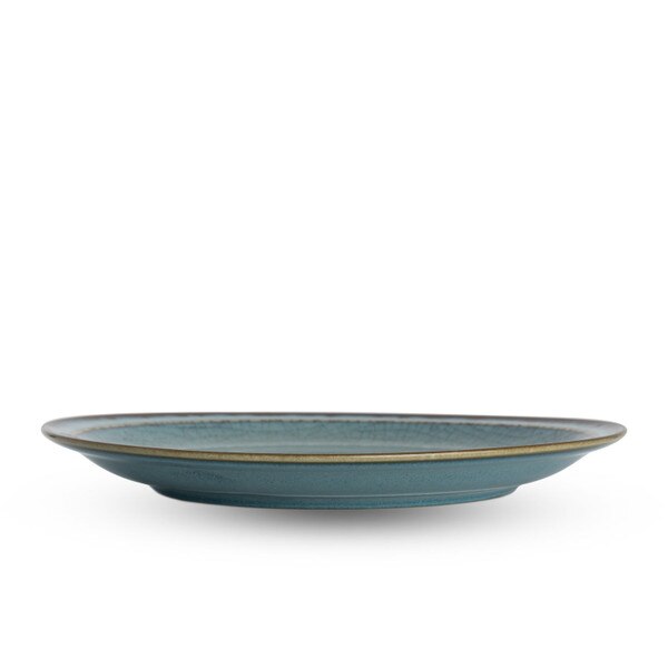 Image of Blue Autumn Round Plate 10" 2