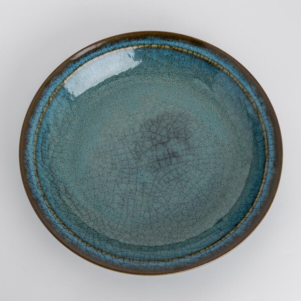 Image of Blue Autumn Plate 8.75" 3