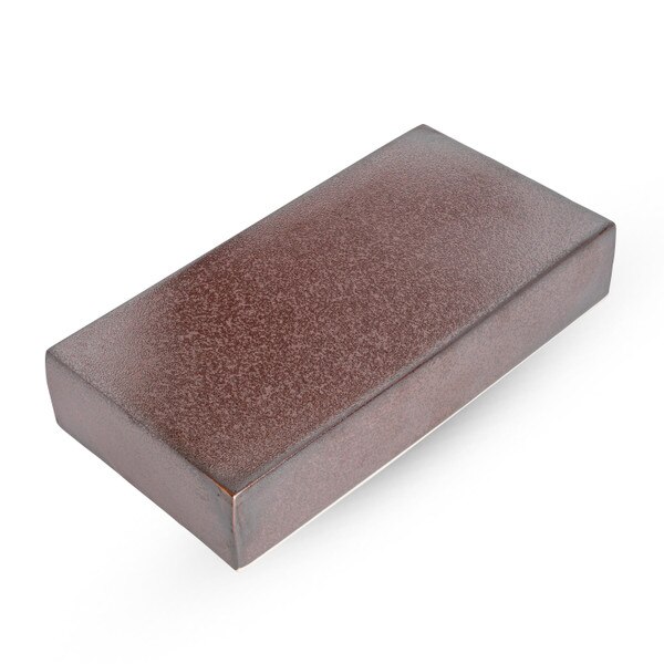Image of Metallic Raised Rectangular Plate 7.5" 1