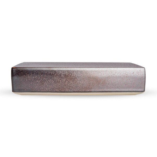 Image of Metallic Raised Rectangular Plate 7.5" 2