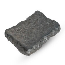 Silver Rock Raised Abstract Plate 6.75"