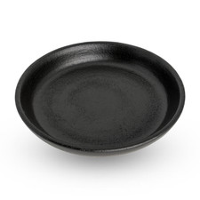 Toban Grilling Carbon Black Round Plate 8.25"