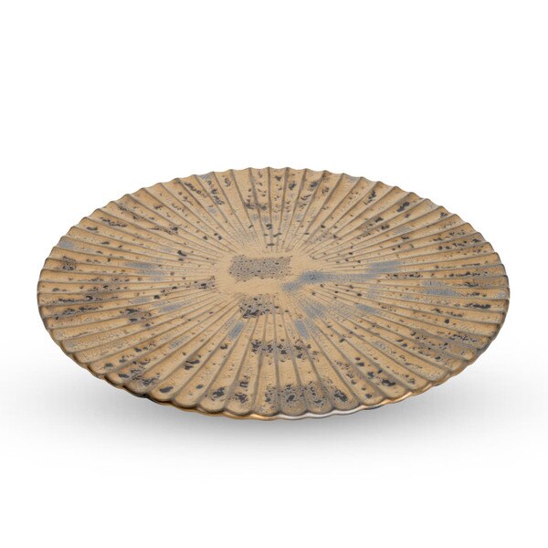 Image of Kaji Brass Round Plate 9.5" 1