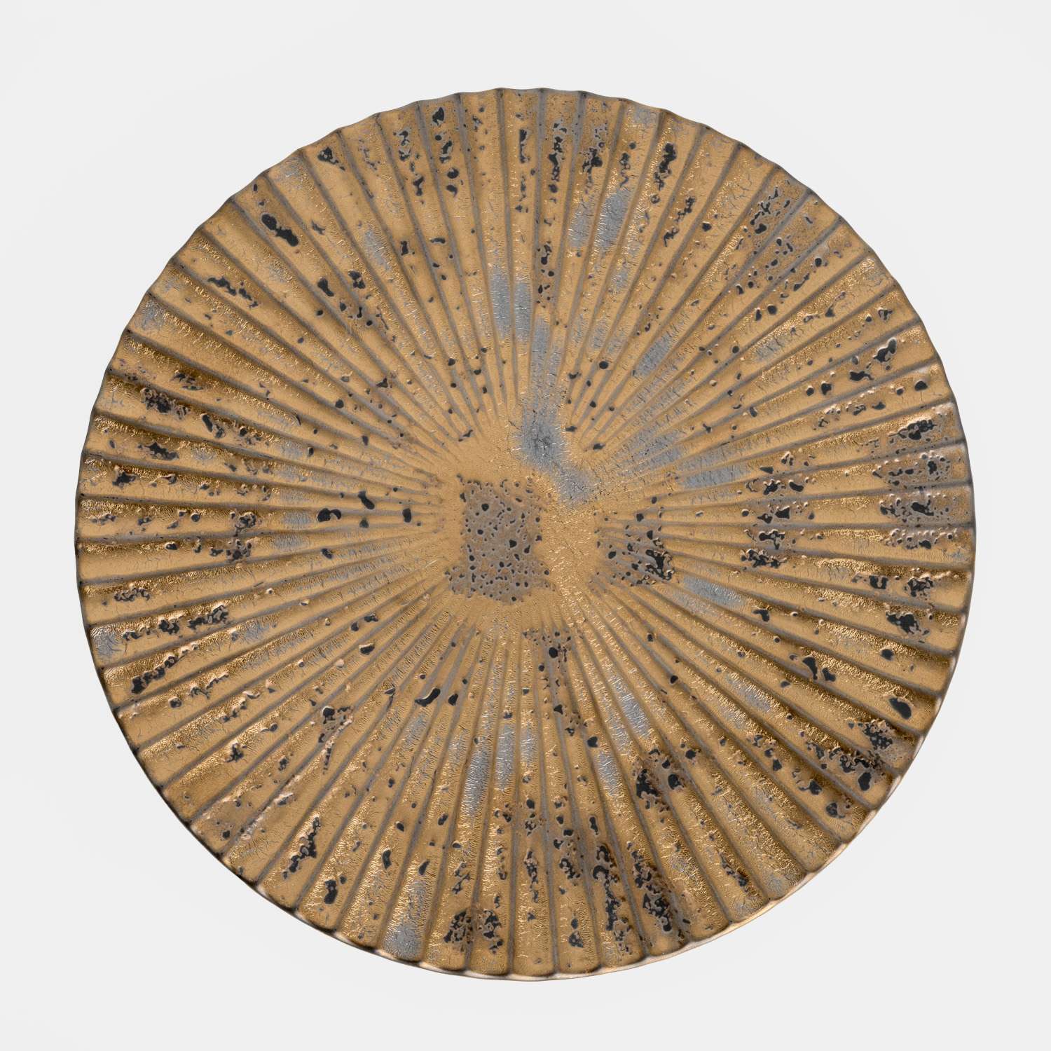 Kaji Brass Round Plate 9.5