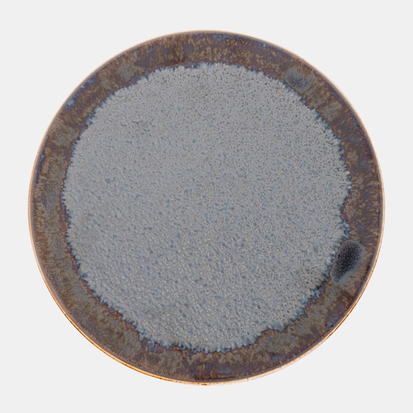 Image of Kujaku Kessho Flat Round Plate 9.75" 3