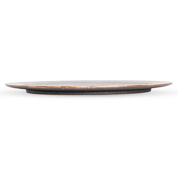 Image of Kujaku Kessho Flat Round Plate 11.5" 2