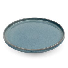 Blue Ash Rim Round Plate 9.25"