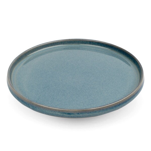 Image of Blue Ash Rim Round Plate 9.25" 1