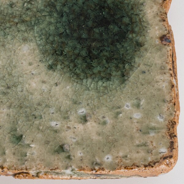 Image of Green Moss Rectangular Plate 10" 4
