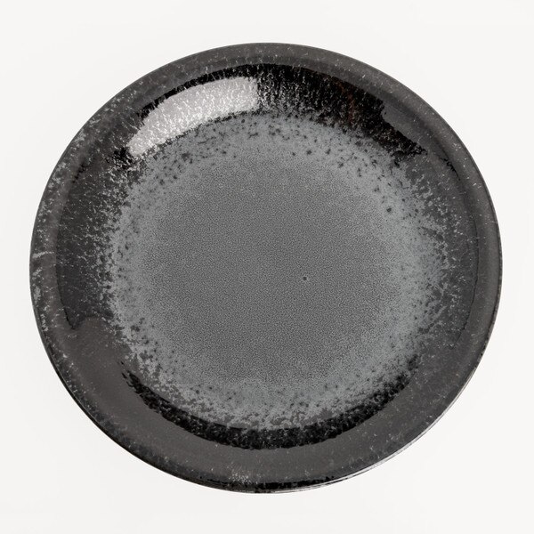 Image of Silver Granite Round Plate 11.25" 3