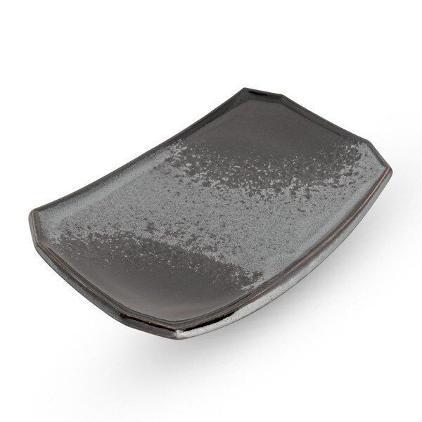 Image of Silver Granite Rectangular Plate 8.5" 1