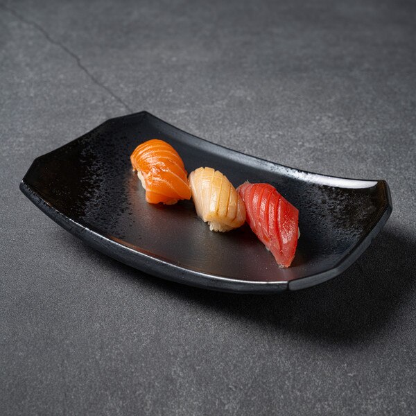 Image of Silver Granite Rectangular Plate 8.5" 5