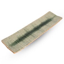 Green Moss Rectangular Plate 14"