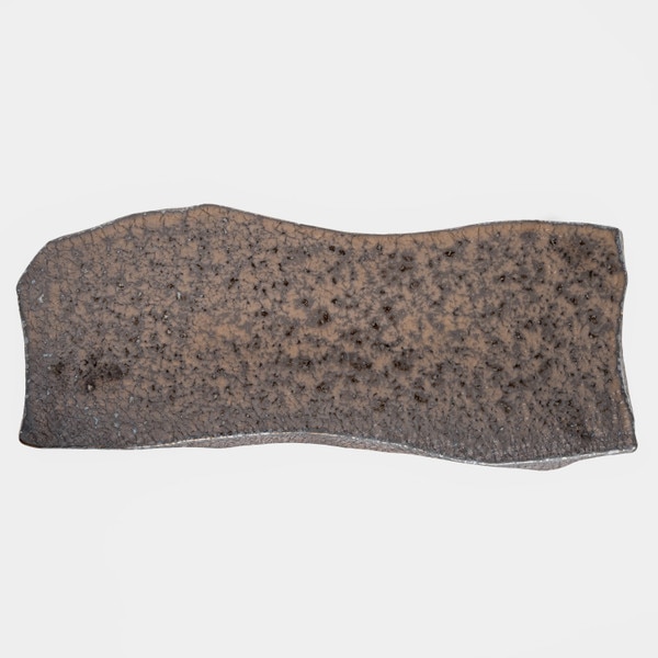 Image of Yogan Bronze Raised Abstract Plate 13" 3