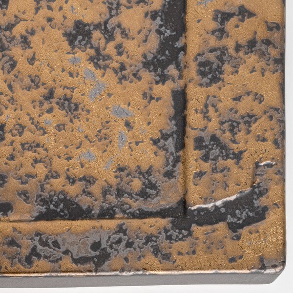 Image of Kaji Brass Raised Rectangular Plate 11.25" 4