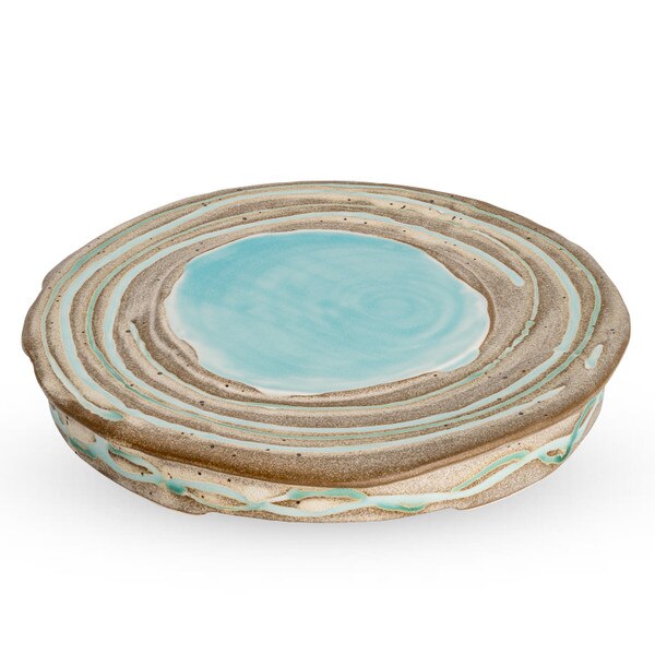 Image of Desert River Round Plate 9" 1