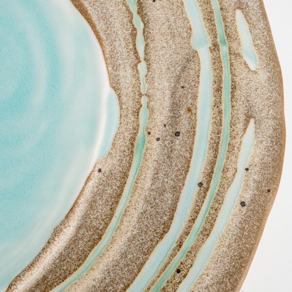 Image of Desert River Round Plate 9" 4