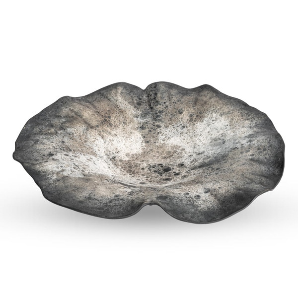 Image of Moon Surface Black Lotus Plate 10" 1