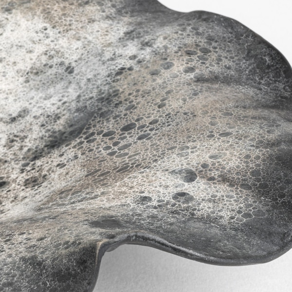 Image of Moon Surface Black Lotus Plate 10" 5