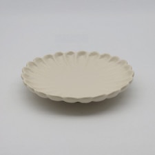 Kohiki White Floral Round Plate 6.75"