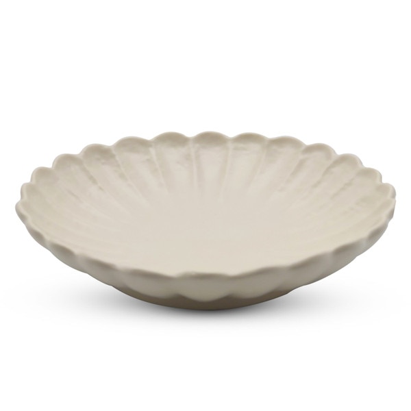 Image of Kohiki White Floral Round Plate 9.5" 1