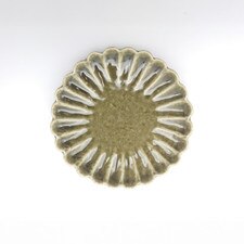 Oribe Green Floral Round Coupe Plate 6.75" hover-image
