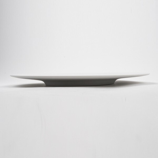 Image of Matte White Flat Round Plate 11.25" 2