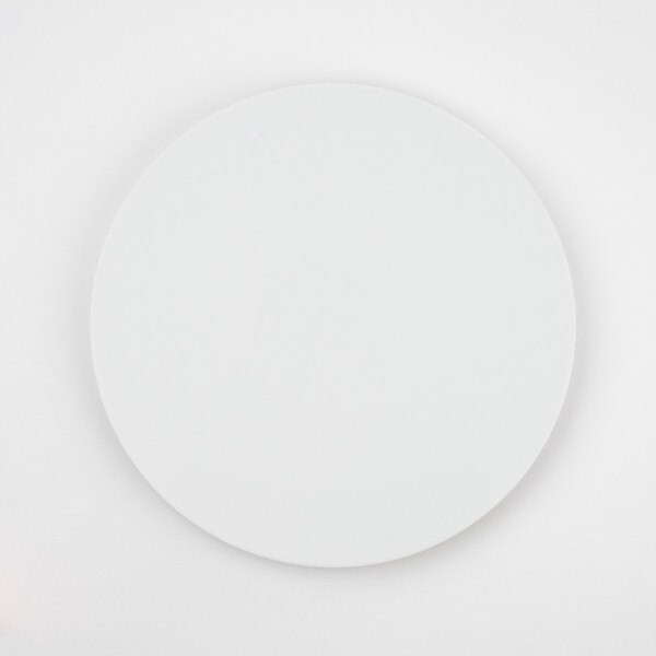 Image of Matte White Flat Round Plate 11.25" 3
