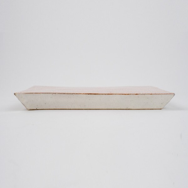 Image of Pink Usurai Rectangular Plate 8.25" 2