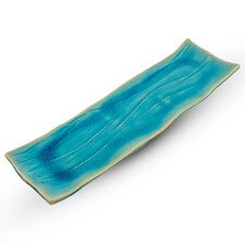 Seiryu Blue Long Plate 17.5"L