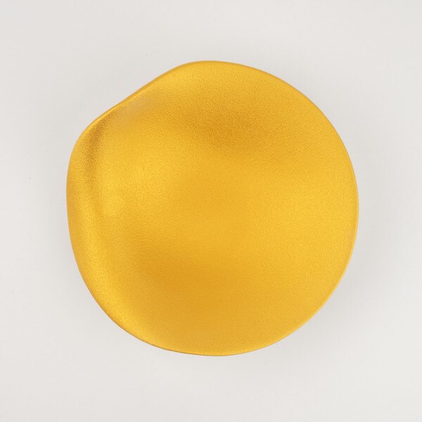 Image of Gold Abstract Plate 8.25" 3