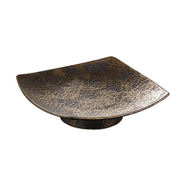 Image of Gold Tataki Square Plate 6.75"