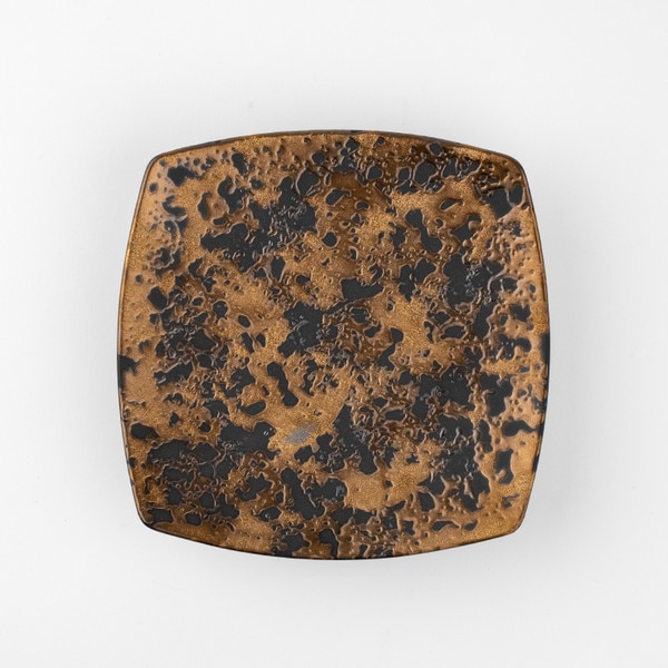 Image of Gold Tataki Square Plate 6.75" 3