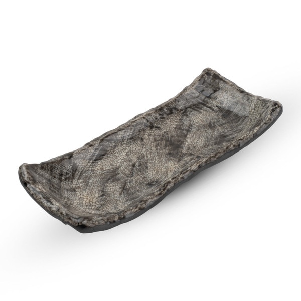Image of Kairagi Black Long Plate 8.75"