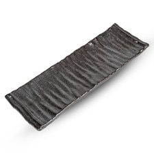 Textured Graphite Rectangular Plate 13"