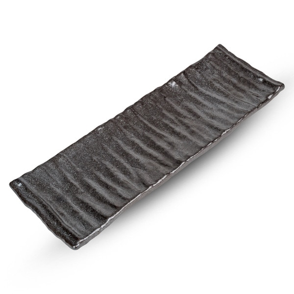 Image of Textured Graphite Rectangular Plate 13" 1