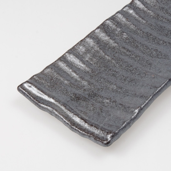 Image of Textured Graphite Rectangular Plate 13" 3